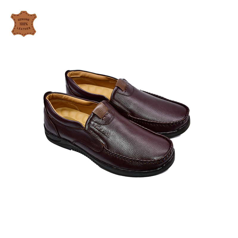 CL-1205-MEN LEATHER MOCC