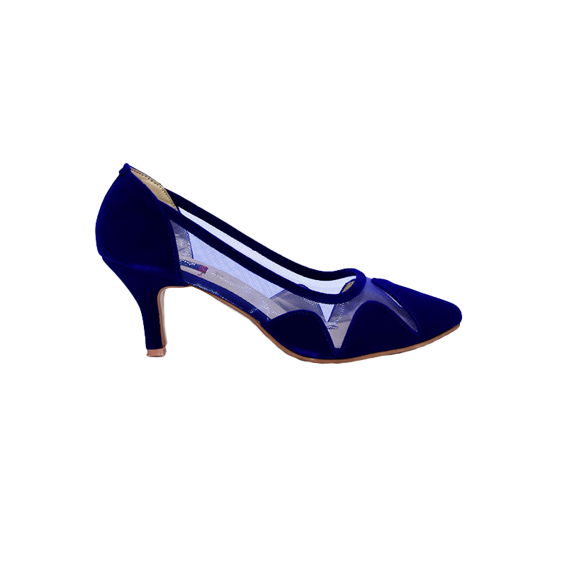 7302-WOMEN HEELS COURT SHOES