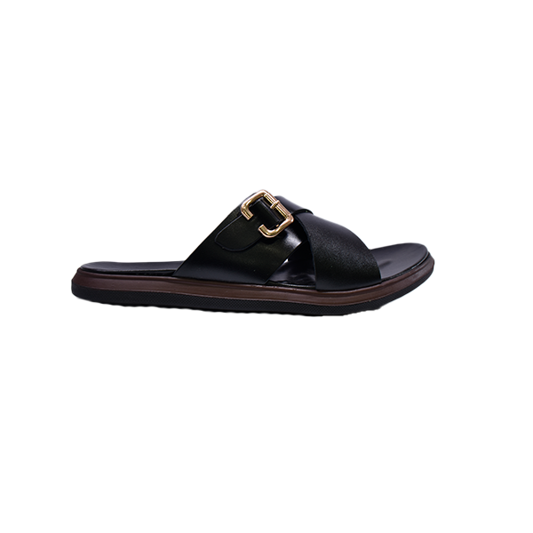 210139-Men’s Cross-Strap Slippers