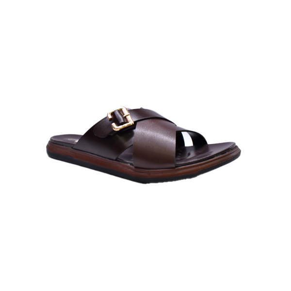 210139-Men’s Cross-Strap Slippers