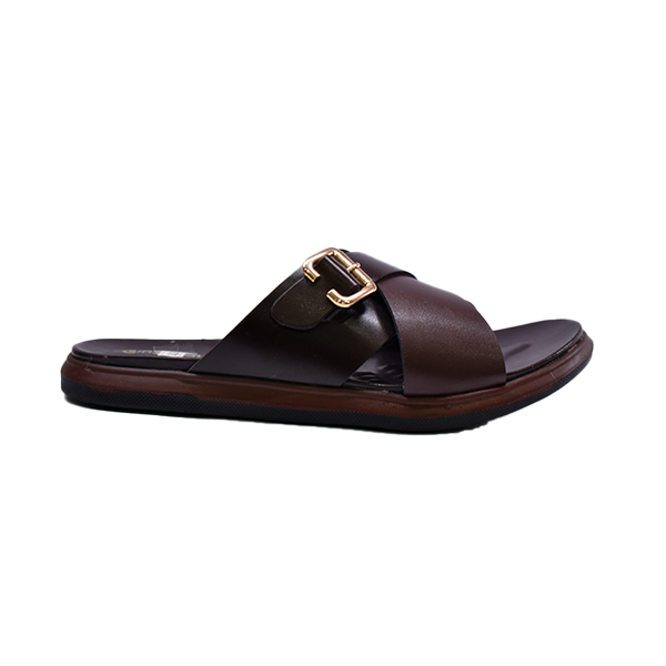 210139-Men’s Cross-Strap Slippers
