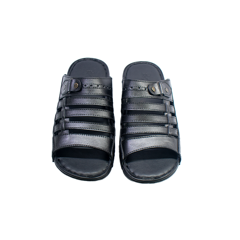 2448-MEN LEATHER SLIPPER
