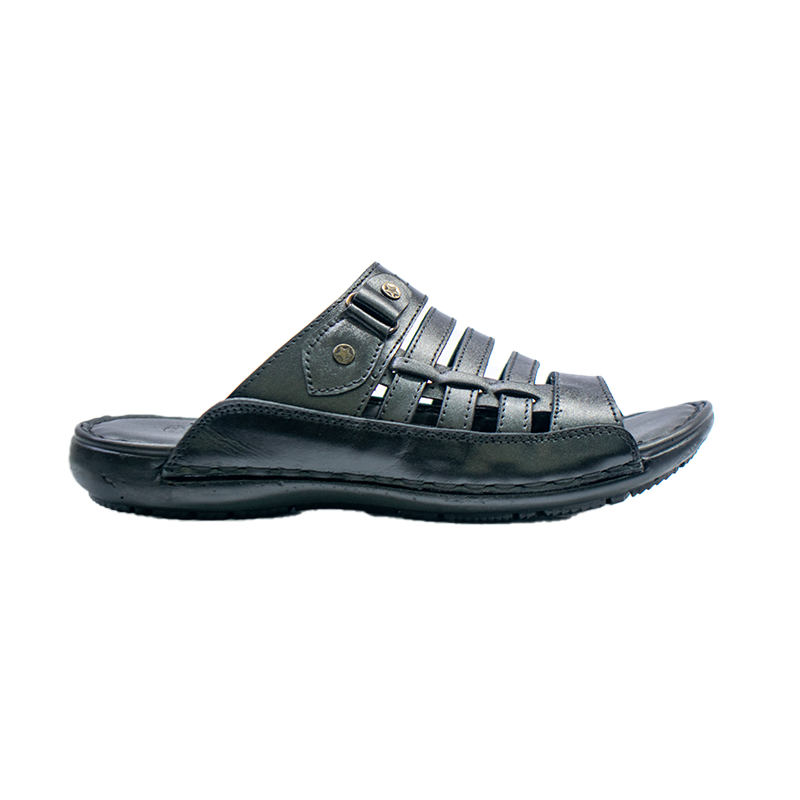 2448-MEN LEATHER SLIPPER