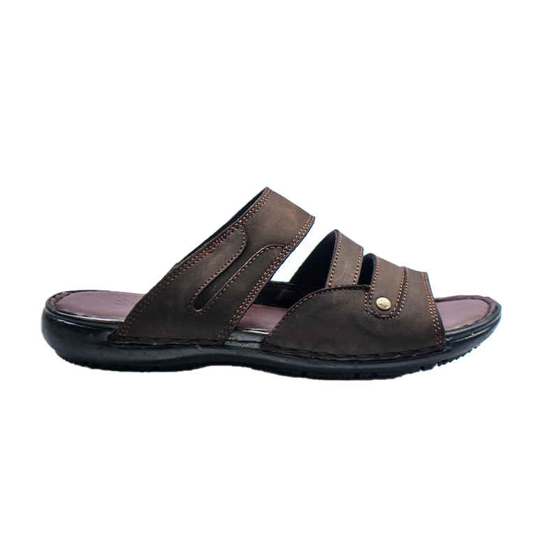2464-MEN LEATHER SLIPPER