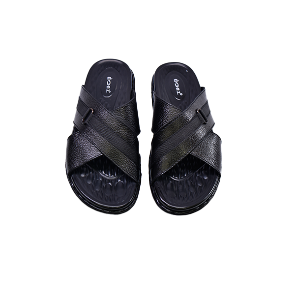 2503 Men’s Medicated Leather Slippers