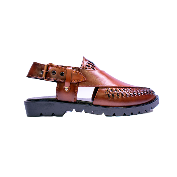 462 – Premium Handcrafted Leather Peshawari Chappal