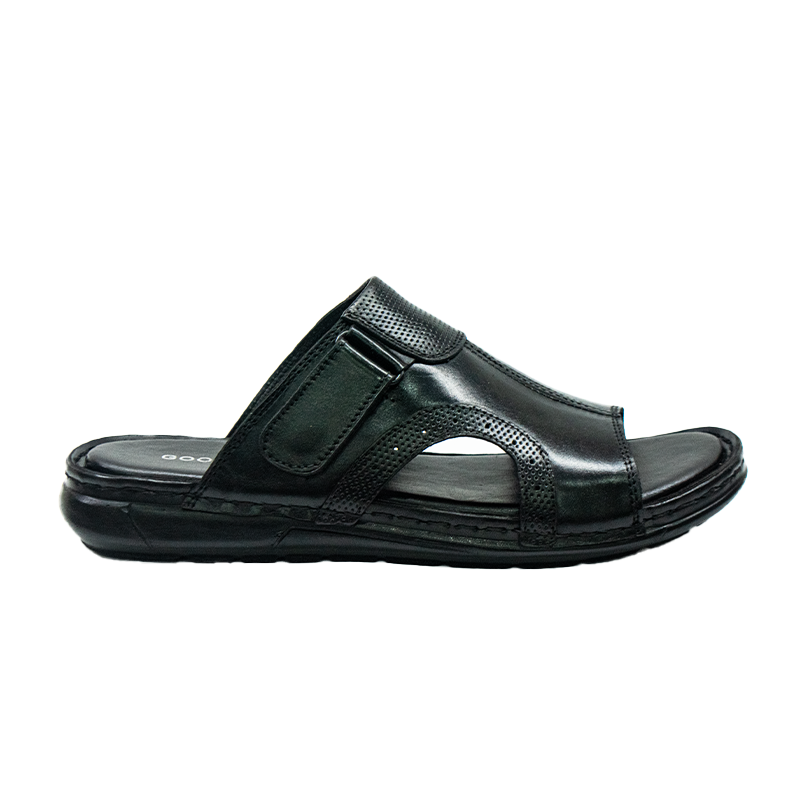 KS-7065-MEN LEATHER SLIPPER