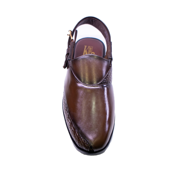 KS-7528-Premium Men's Leather Peshawari Sandal