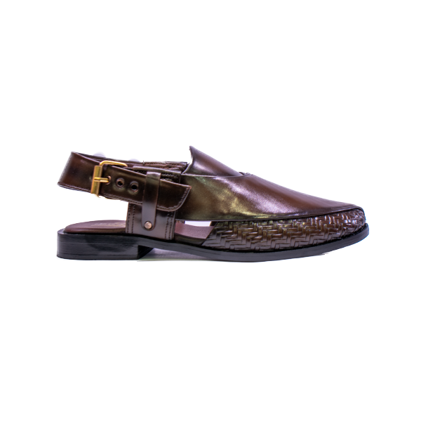 KS-7528-Premium Men's Leather Peshawari Sandal