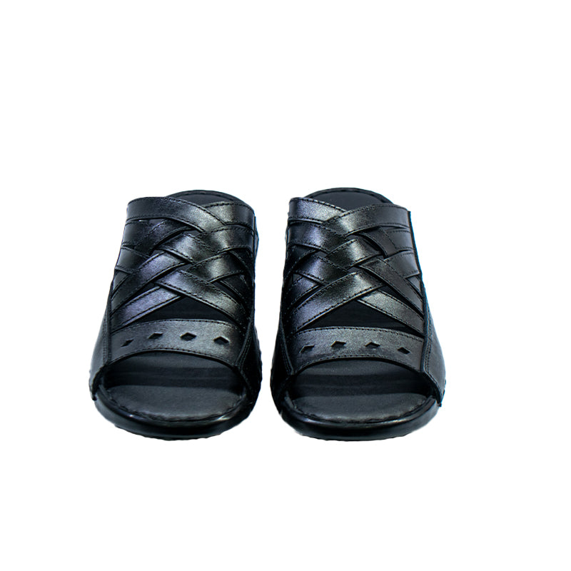 759-MEN LEATHER SLIPPER