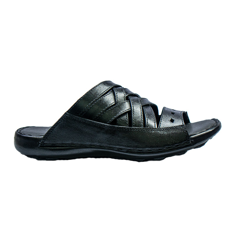759-MEN LEATHER SLIPPER