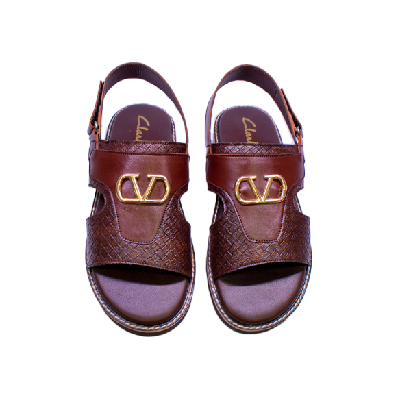 8010-BRN Men's Ethnic Comfort Sandals