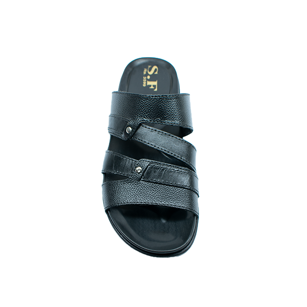 803-MEN LEATHER MEDICATED SLIPPER