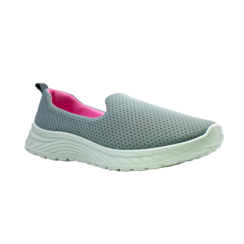 EL-8113 Women Gray Slip-On Shoes