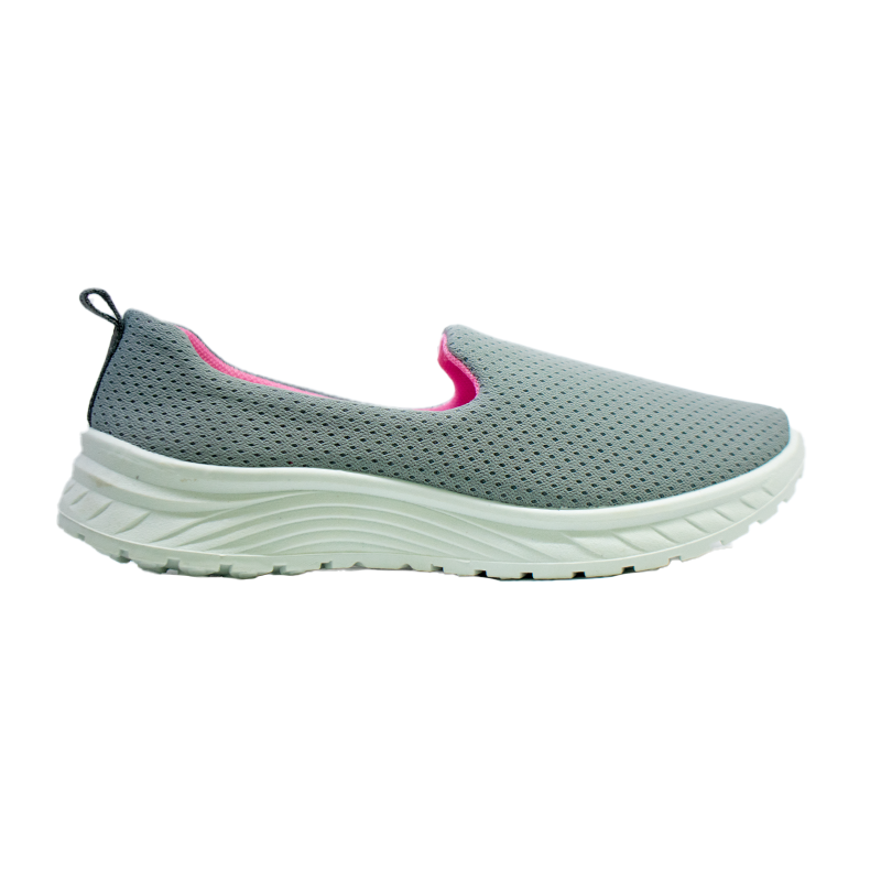 EL-8113 Women Gray Slip-On Shoes
