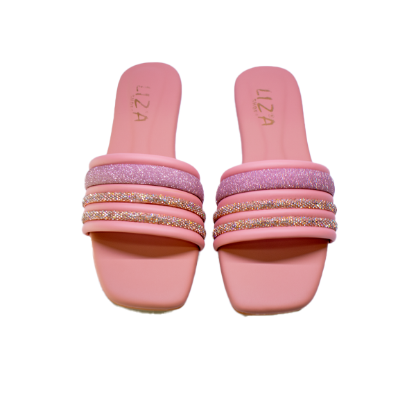 LZ-553 Women’s Embellished Flat Slippers