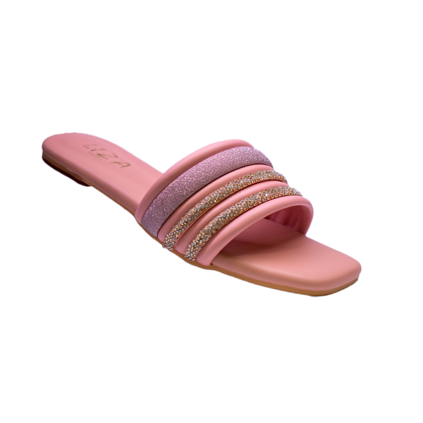 LZ-553 Women’s Embellished Flat Slippers