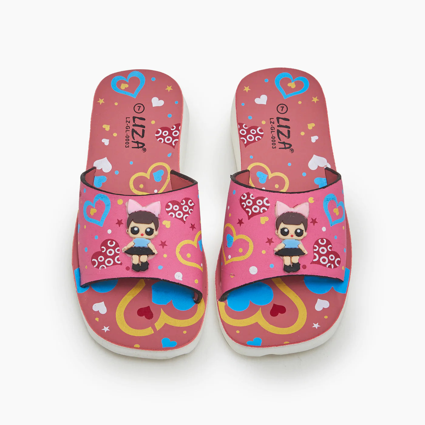 LZ-GL-0003-Girls Casual Chappals
