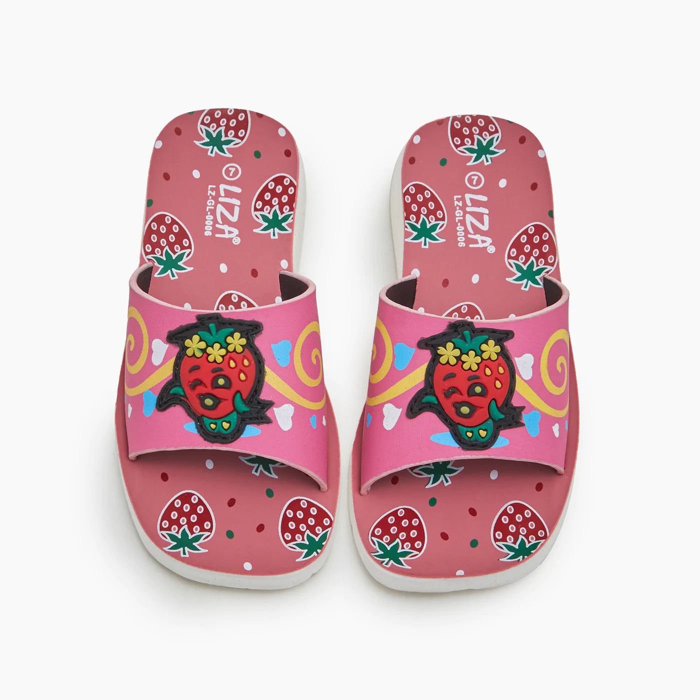 LZ-GL-0006-Girls Vibrant Chappals