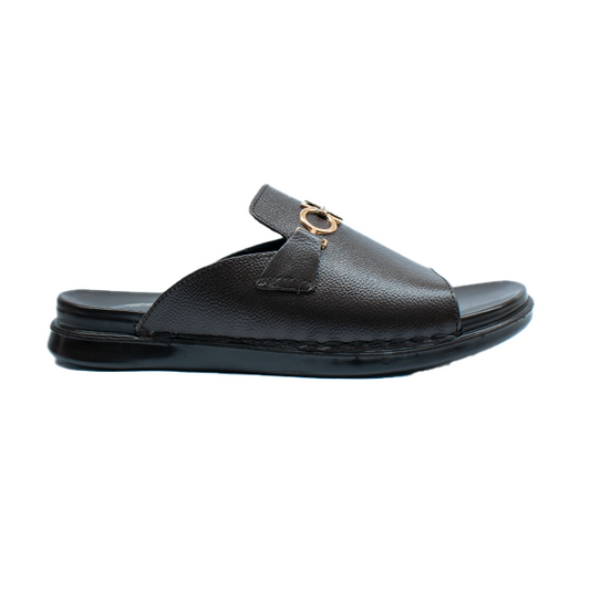 1013-Men’s Medicated leather slipper