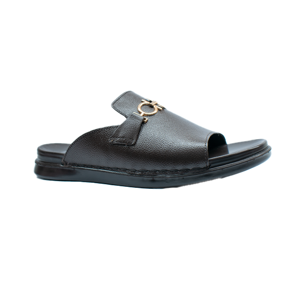 1013-Men’s Medicated leather slipper