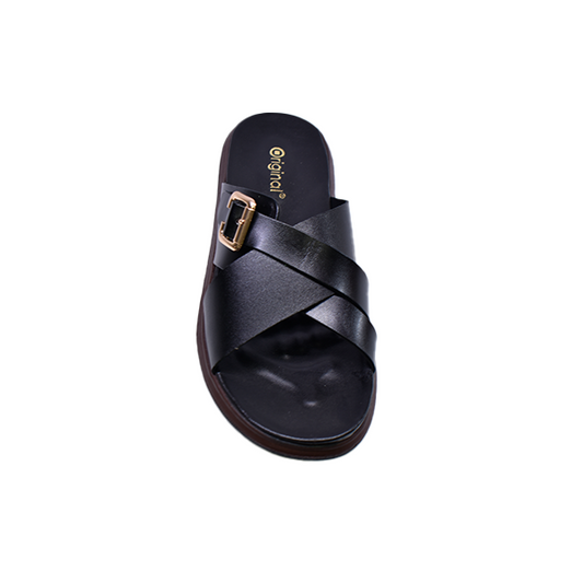 210139-Men’s  Cross-Strap Slippers