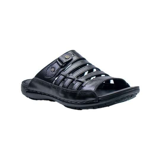 2448-MEN LEATHER SLIPPER