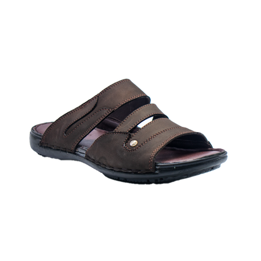 2464-MEN LEATHER SLIPPER