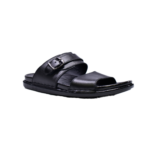 2514 Men’s Leather Medicated Slippers