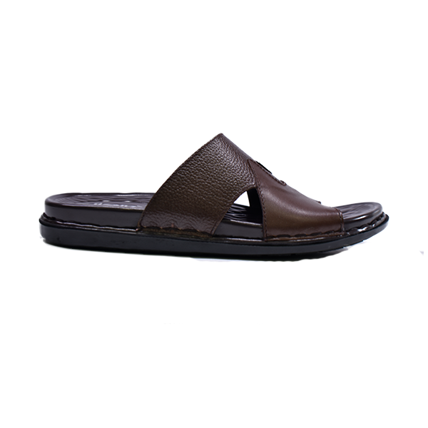 2516 Men’s Leather Medicated Slippers
