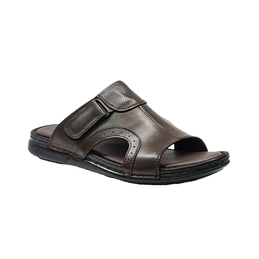 KS-7065-MEN LEATHER SLIPPER