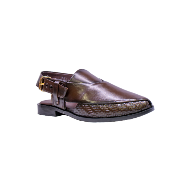 KS-7528-Premium Men's Leather Peshawari Sandal