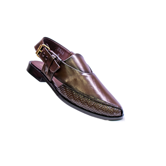 KS-7528-Premium Men's Leather Peshawari Sandal