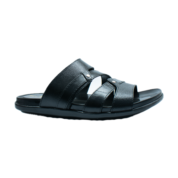 803-MEN LEATHER MEDICATED SLIPPER