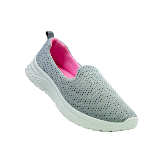 EL-8113 Women Gray Slip-On Shoes