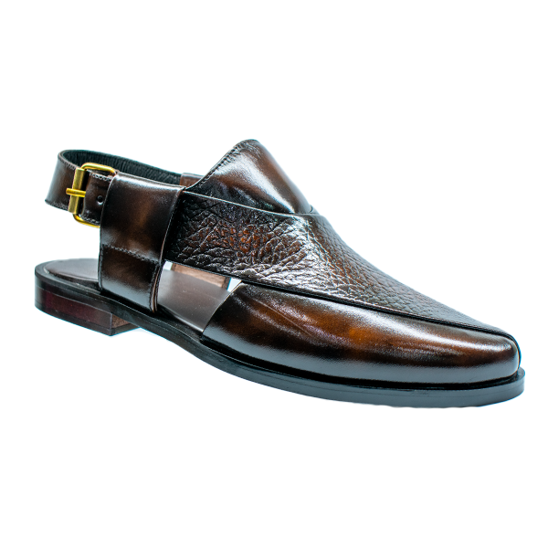 JLS-1417-Men’s Premium Leather Peshawari Chappal