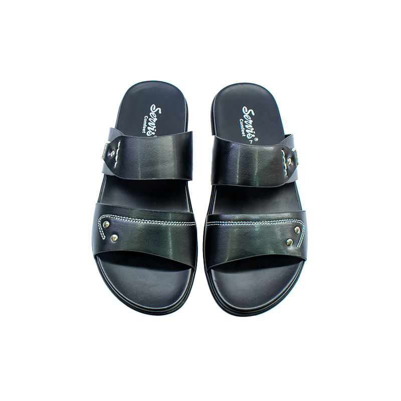M-SR-0350026 Men's Leather Slipper