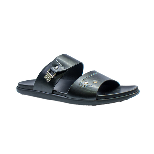 M-SR-0350026 Men's Leather Slipper