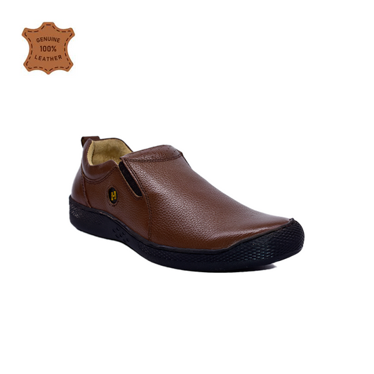 MK-01-MEN LEATHER MOCCS