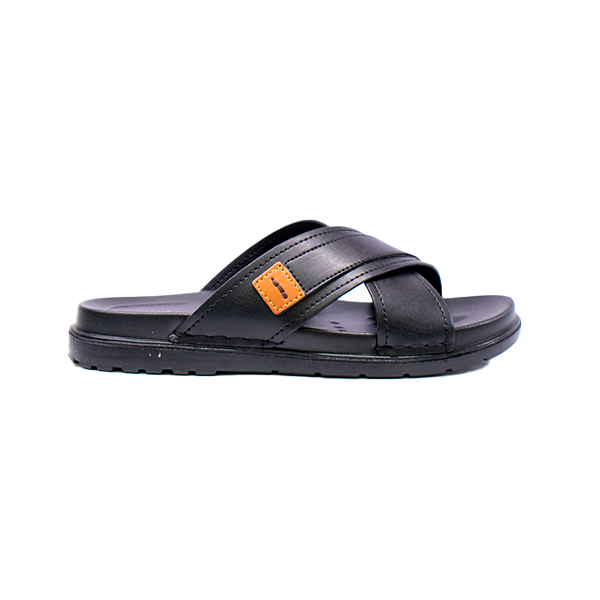 X-28101 Men’s Leather Medicated Slippers